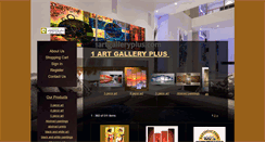Desktop Screenshot of 1artgalleryplus.com